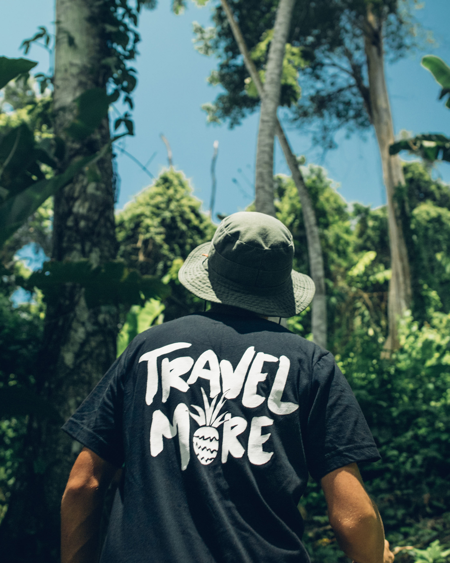 Black Travel More Tee