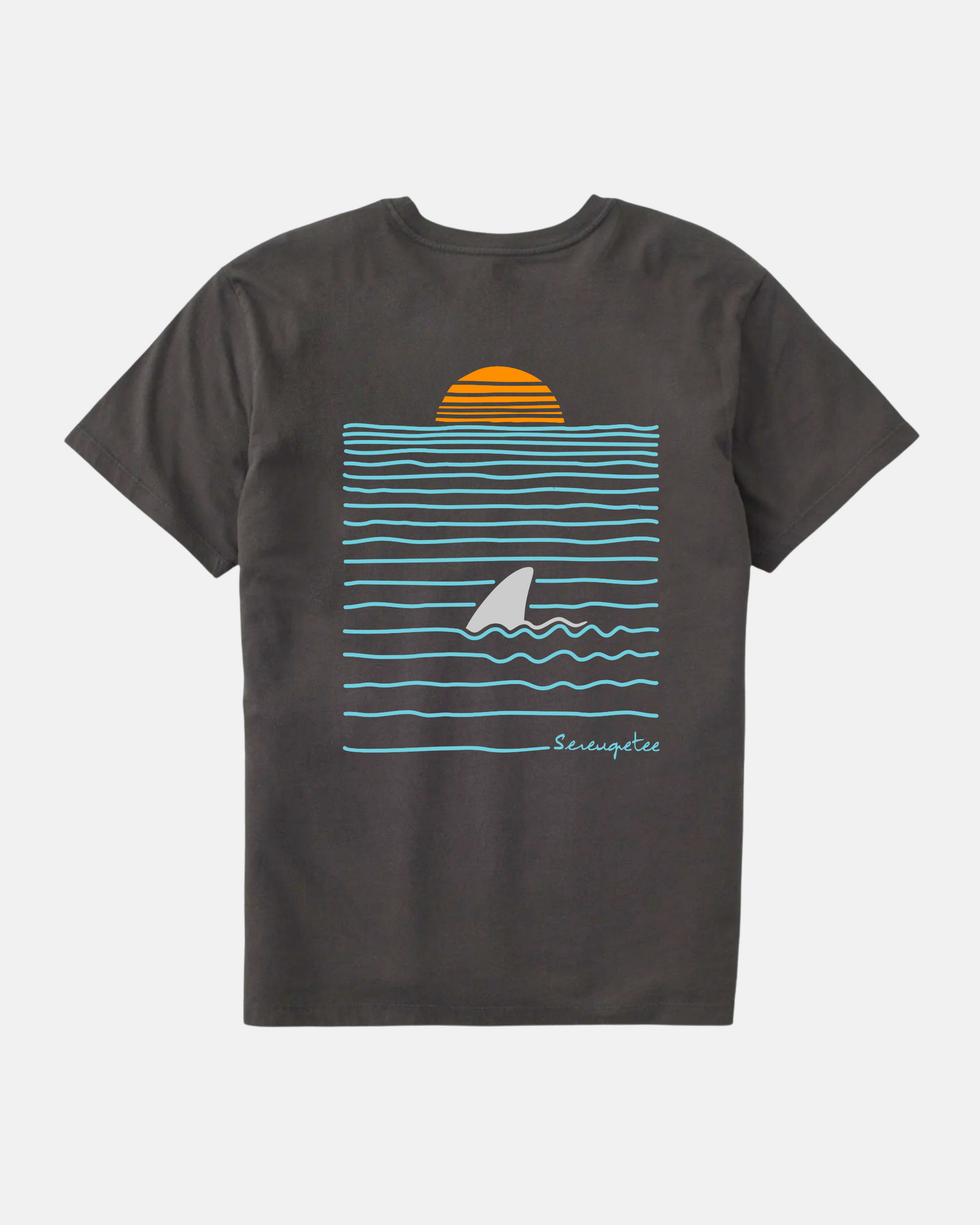 Sea To Sun Charcoal Tee – Serengetee Sea To Sun Charcoal Tee – Serengetee