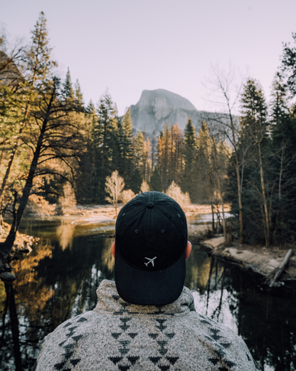 Black Plane Cap