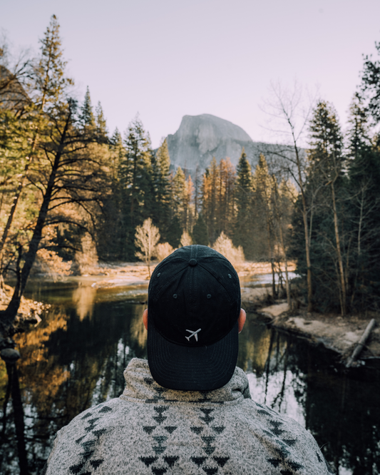Black Plane Cap